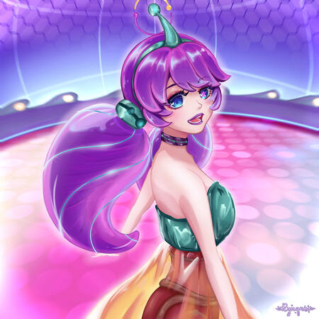Space Groove Gwen, LoL